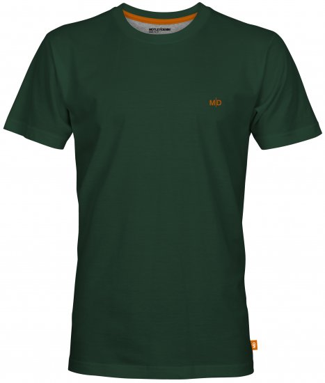 Motley Denim Stockholm T-shirt Racing Green - Trička - Trička nadměrné velikosti - 2XL-14XL