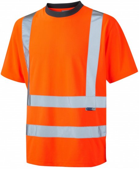 Leo Braunton Coolviz T-shirt Hi-Vis Orange - Pracovní Oděvy - Pracovní Oděvy 3XL-6XL