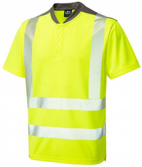 Leo Putsborough COOLMAX® Performance T-Shirt Hi-Vis Yellow - Pracovní oděvy - Pracovní Oděvy 3XL-6XL