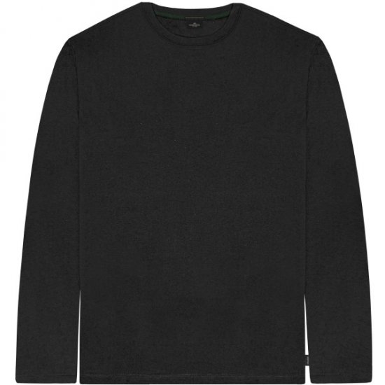 Double Outfitters TS-9170 Long Sleeve T-Shirt Black - Trička - Trička nadměrné velikosti - 2XL-14XL