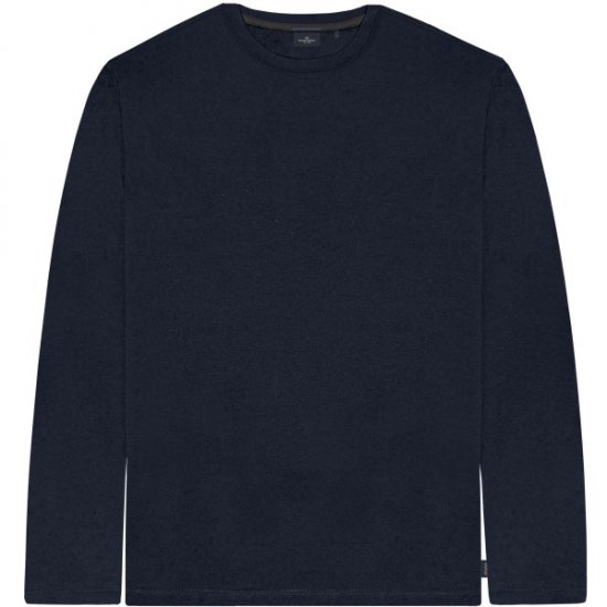 Double Outfitters TS-9170 Long Sleeve T-Shirt Navy - Trička - Trička nadměrné velikosti - 2XL-14XL