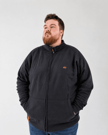 Motley Denim London Sweatshirt Black - Mikiny & mikiny s kapucí - Mikiny & Mikiny s kapucí 2XL-12XL