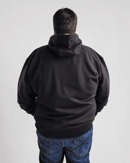 Motley Denim Riga Hoodie Black - Mikiny & mikiny s kapucí - Mikiny & Mikiny s kapucí 2XL-12XL
