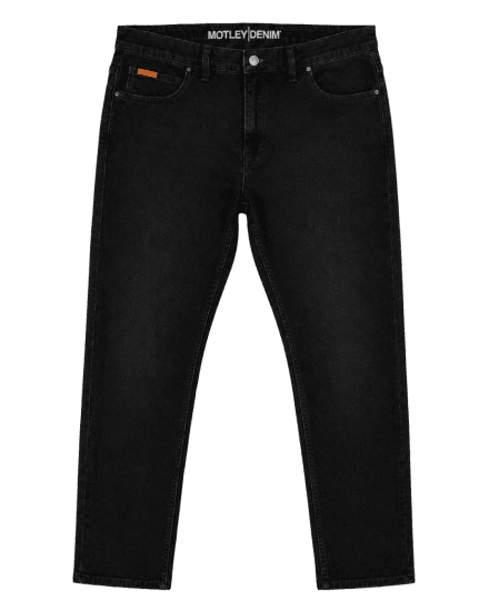 Motley Denim Soho 5-Pocket Jeans Black - Džíny & kalhoty - Džíny a Kalhoty - W40-W70