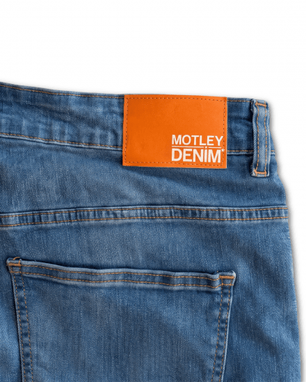 Motley Denim Soho 5-Pocket Jeans Blue Wash - Džíny & kalhoty - Džíny a Kalhoty - W40-W70