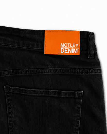 Motley Denim Soho 5-Pocket Jeans Black - Džíny & kalhoty - Džíny a Kalhoty - W40-W70