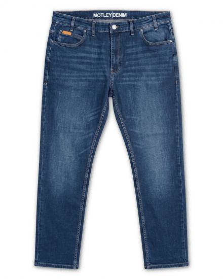 Motley Denim Soho 5-Pocket Jeans Mid Wash - Džíny & kalhoty - Džíny a Kalhoty - W40-W70