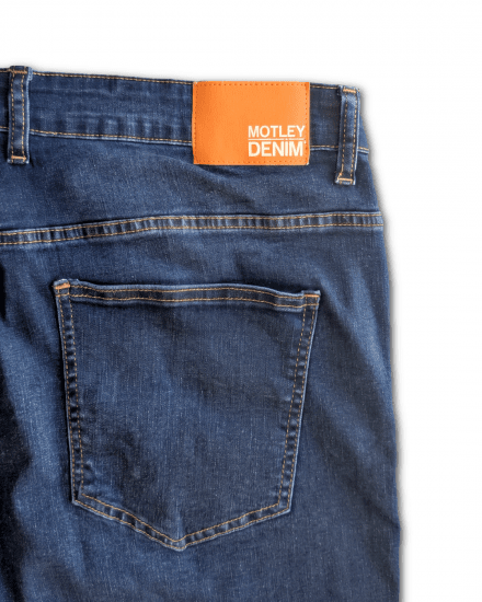 Motley Denim Soho 5-Pocket Jeans Mid Wash - Džíny & kalhoty - Džíny a Kalhoty - W40-W70