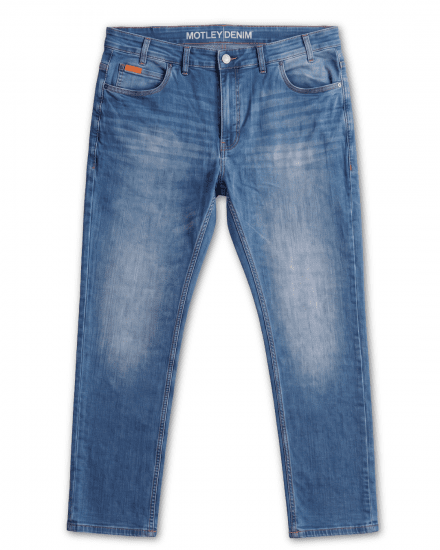 Motley Denim Soho 5-Pocket Jeans Blue Wash - Džíny & kalhoty - Džíny a Kalhoty - W40-W70
