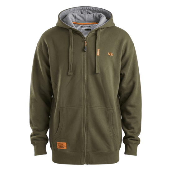 Motley Denim Copenhagen Hoodie Dark Khaki - Mikiny & mikiny s kapucí - Mikiny & Mikiny s kapucí 2XL-12XL