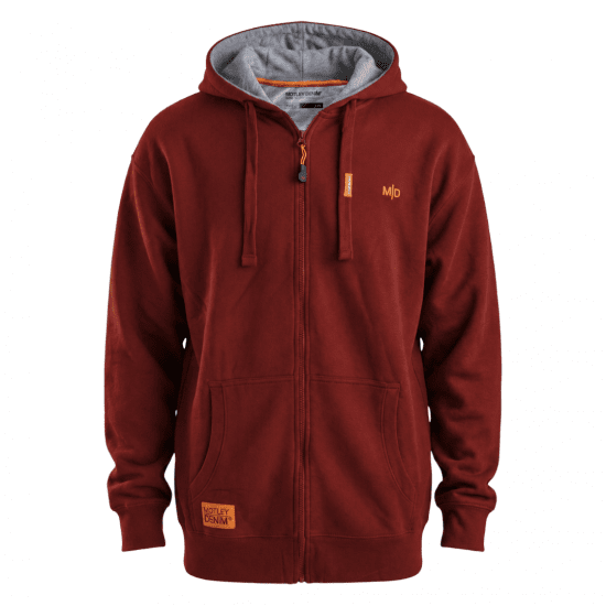Motley Denim Copenhagen Hoodie Red - Mikiny & mikiny s kapucí - Mikiny & Mikiny s kapucí 2XL-12XL