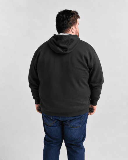 Motley Denim Copenhagen Hoodie Charcoal - Mikiny & mikiny s kapucí - Mikiny & Mikiny s kapucí 2XL-12XL