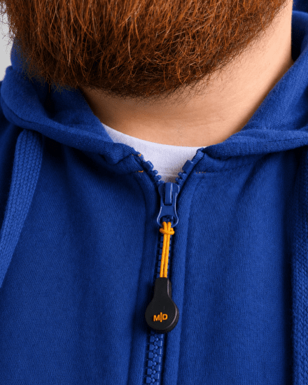 Motley Denim Copenhagen Hoodie Royal Blue - Mikiny & mikiny s kapucí - Mikiny & Mikiny s kapucí 2XL-12XL