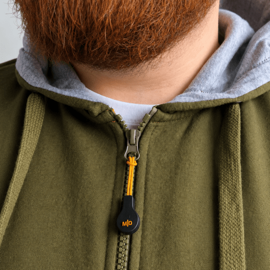 Motley Denim Copenhagen Hoodie Dark Khaki - Mikiny & mikiny s kapucí - Mikiny & Mikiny s kapucí 2XL-12XL