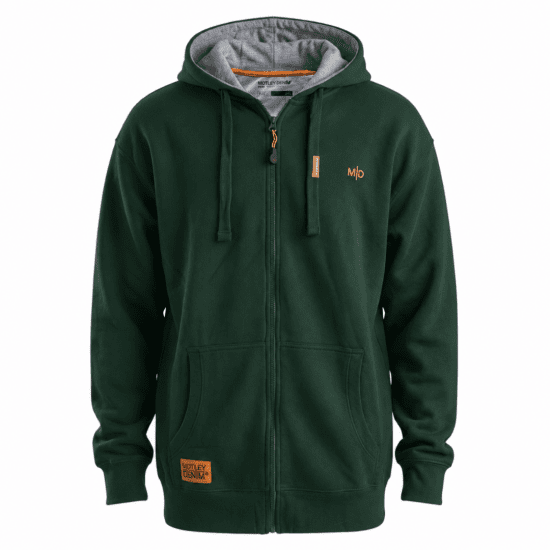 Motley Denim Copenhagen Hoodie Racing Green - Mikiny & mikiny s kapucí - Mikiny & Mikiny s kapucí 2XL-12XL