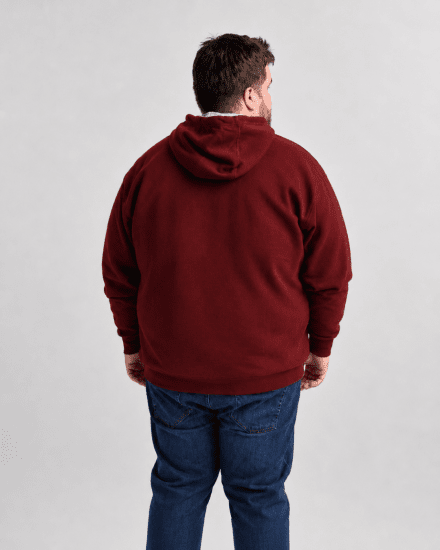 Motley Denim Copenhagen Hoodie Red - Mikiny & mikiny s kapucí - Mikiny & Mikiny s kapucí 2XL-12XL