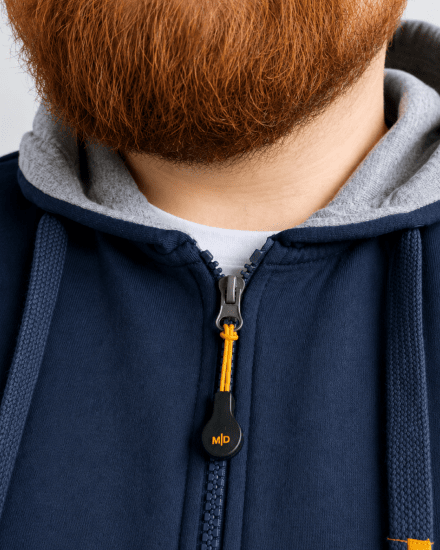 Motley Denim Copenhagen Hoodie Dark Indigo - Mikiny & mikiny s kapucí - Mikiny & Mikiny s kapucí 2XL-12XL