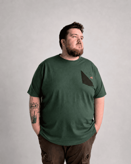 Motley Denim Milan Tričko Závodní zelená - Trička - Trička nadměrné velikosti - 2XL-14XL