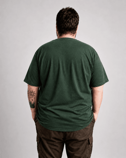 Motley Denim Milan Tričko Závodní zelená - Trička - Trička nadměrné velikosti - 2XL-14XL