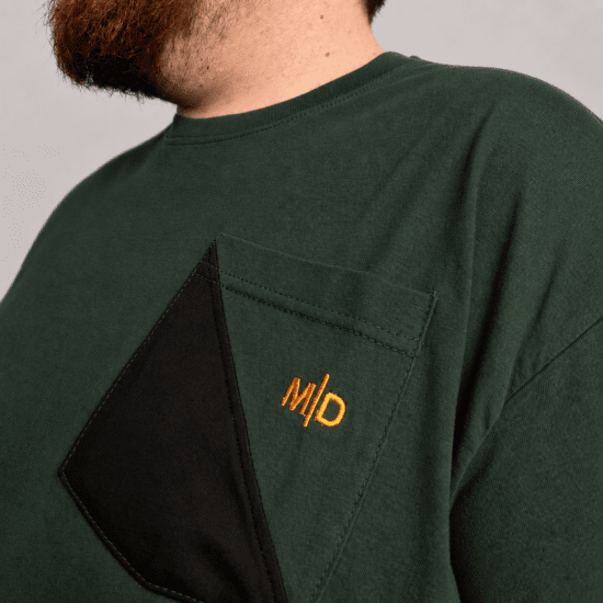 Motley Denim Milan Tričko Závodní zelená - Trička - Trička nadměrné velikosti - 2XL-14XL