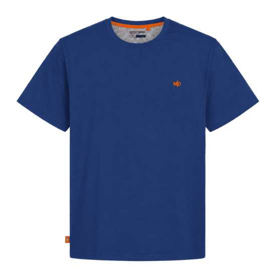 Motley Denim Stockholm T-shirt Royal Blue - Trička - Trička nadměrné velikosti - 2XL-14XL