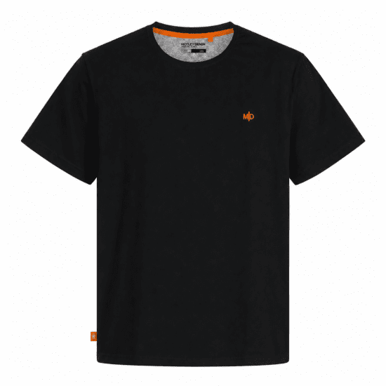 Motley Denim Stockholm T-shirt Black - Trička - Trička nadměrné velikosti - 2XL-14XL