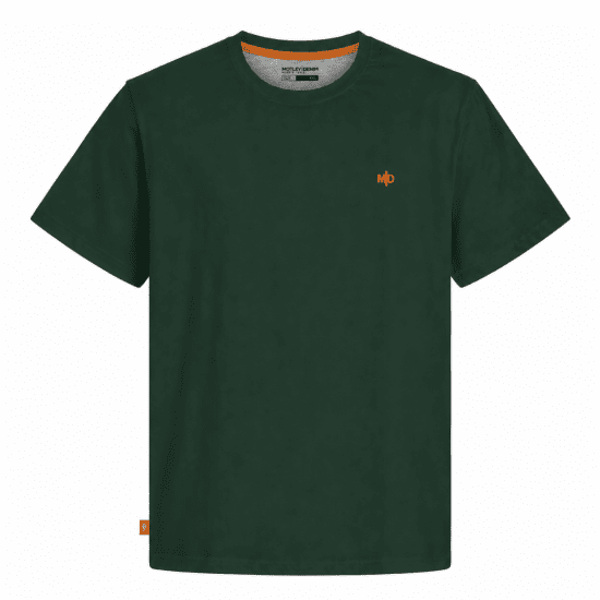Motley Denim Stockholm T-shirt Racing Green - Trička - Trička nadměrné velikosti - 2XL-14XL