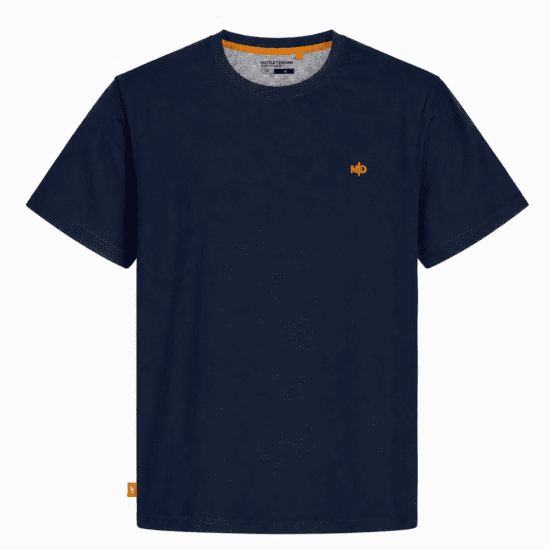 Motley Denim Stockholm T-shirt Navy - Trička - Trička nadměrné velikosti - 2XL-14XL