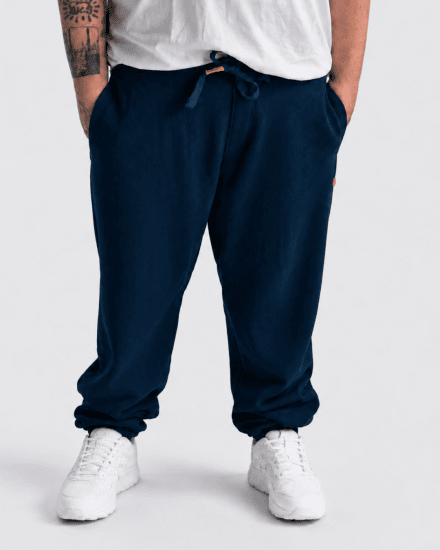Motley Denim Berlin Sweatpants Dark Indigo - Tepláky & kraťasy - Tepláky a Teplákové Kraťasy 2XL-12XL