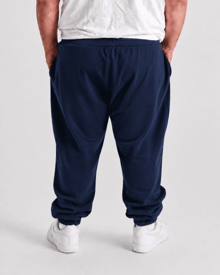 Motley Denim Berlin Sweatpants Dark Indigo - Tepláky & kraťasy - Tepláky a Teplákové Kraťasy 2XL-12XL