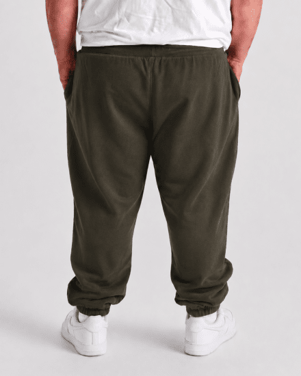 Motley Denim Berlin Sweatpants Dark Khaki - Tepláky & kraťasy - Tepláky a Teplákové Kraťasy 2XL-12XL
