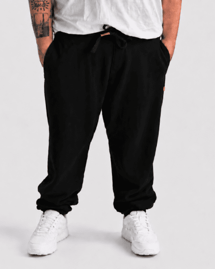 Motley Denim Berlin Sweatpants Black - Tepláky & kraťasy - Tepláky a Teplákové Kraťasy 2XL-12XL
