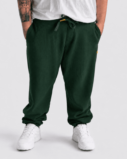 Motley Denim Berlin Sweatpants Racing Green - Tepláky & kraťasy - Tepláky a Teplákové Kraťasy 2XL-12XL