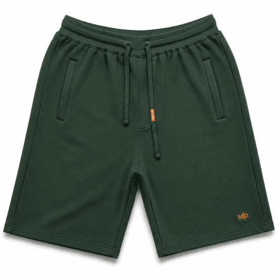 Motley Denim Paris Sweatshorts Racing Green - Tepláky & kraťasy - Tepláky a Teplákové Kraťasy 2XL-12XL