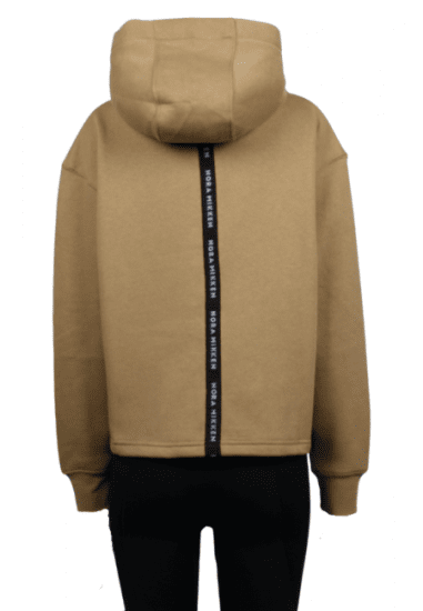 Nora Mikken GERTRUD Cropped Hoodie Camel - DÁMSKÉ OBLEČENÍ XS-XXL - 