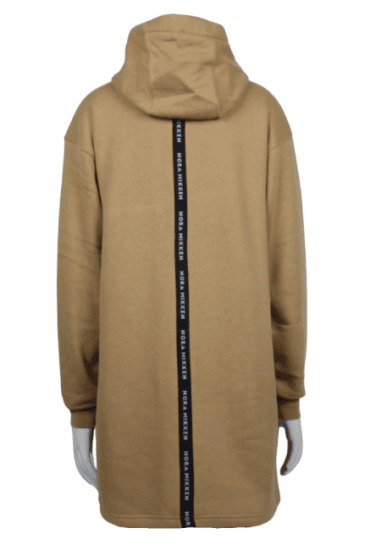 Nora Mikken KADRI Long Hoodie Camel - Mikiny & mikiny s kapucí - 