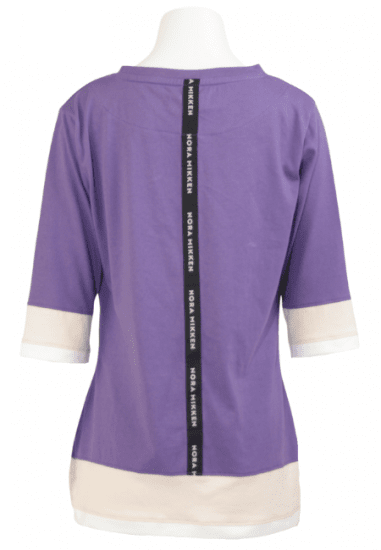 Nora Mikken ANNELI T-Shirt Purple - Trička - 