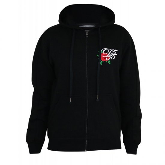 D555 Verlin Couture Full Zip Hoodie Black - Mikiny & mikiny s kapucí - Mikiny & Mikiny s kapucí 2XL-12XL