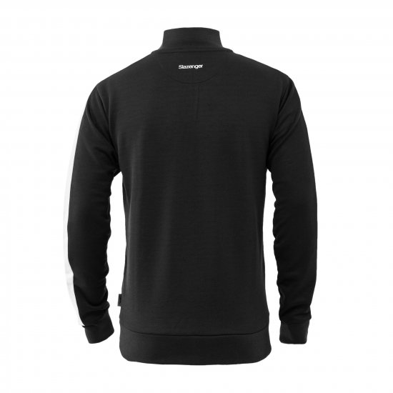 Slazenger Vince track Jacket Black - Mikiny & mikiny s kapucí - Mikiny & Mikiny s kapucí 2XL-12XL