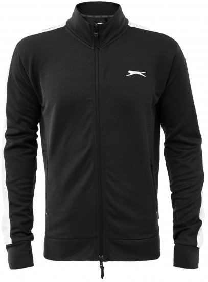 Slazenger Vince track Jacket Black - Mikiny & mikiny s kapucí - Mikiny & Mikiny s kapucí 2XL-12XL