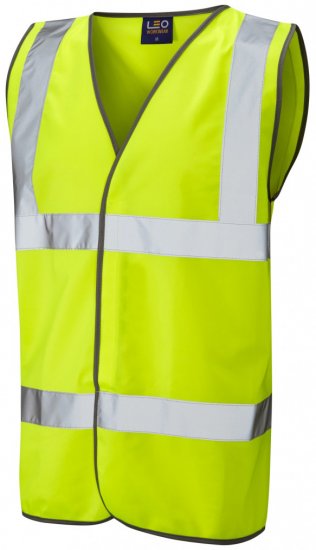 Leo Tarka Waistcoat Hi-Vis Yellow - Pracovní oděvy - Pracovní Oděvy 3XL-6XL