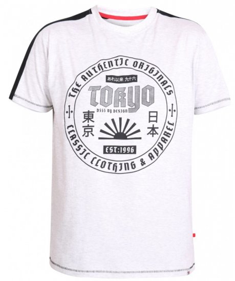 D555 Walton T-shirt White - Trička - Trička nadměrné velikosti - 2XL-14XL