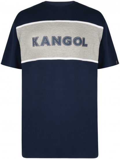 Kangol Whistler T-shirt Navy - Trička - Trička nadměrné velikosti - 2XL-14XL