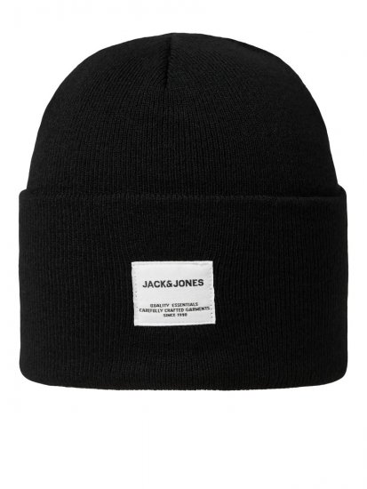 Jack & Jones Long Knit Čepice Černá - Čepice - 