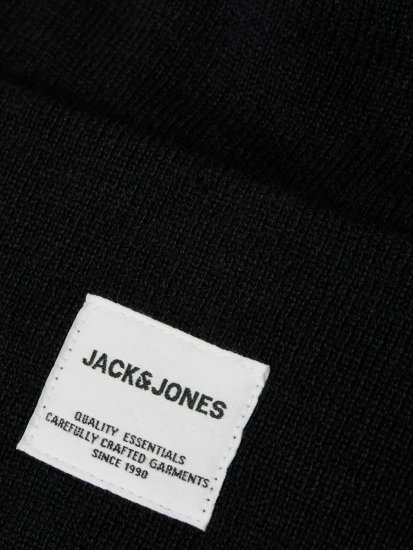 Jack & Jones Long Knit Čepice Černá - Čepice - 