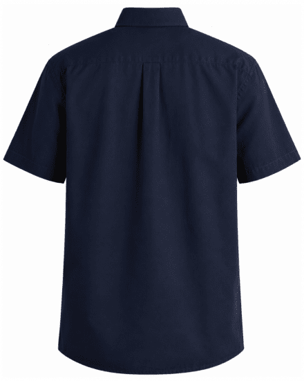 Motley Denim Zagreb Košile s krátkým rukávem Námořnická modrá - Košile - Košile 2XL-10XL