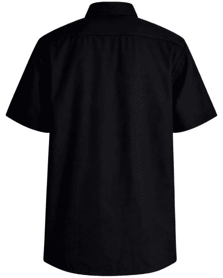 Motley Denim Zagreb Košile s krátkým rukávem Černá - Košile - Košile 2XL-10XL