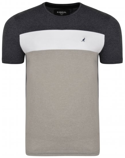 Kangol Zeek T-shirt Grey - Trička - Trička nadměrné velikosti - 2XL-14XL